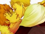  2boys giriko justin_law kiss kissing male male_focus multiple_boys soul_eater yaoi 