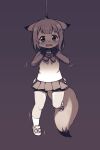  anthro asphyxiation bodily_fluids canid canine clothed clothing crossdressing fox hanged hi_res inner_ear_fluff male mammal mu-wolfmkii noose snuff solo strangling tears tuft young 