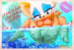  2022 anthro anus big_breasts breasts feet female genitals high-bear looking_at_viewer mammal mature_female pussy rouge_the_bat sega solo sonic_the_hedgehog_(series) toes 
