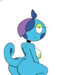  5:6 anthro bjarru breasts butt drizzile emo emotionless female generation_8_pokemon half-closed_eyes hi_res narrowed_eyes nintendo nipples pokemon pokemon_(species) short_stack video_games 