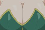  animated animated_gif bouncing_breasts breasts gif green_hair large_breasts long_hair self_fondle shizzle very_long_hair weiss_survive 