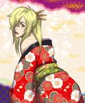  1boy crossdress crossdressing japanese_clothes kimono male male_focus solo tengen_toppa_gurren-lagann tengen_toppa_gurren_lagann viral 