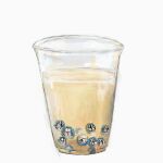  1:1 2019 beverage blue_body blue_fur bubble_tea container cup disposable_cup domestic_cat doraemon doraemon_(character) felid feline felis fur machine male mammal mouth_closed mt_tg red_nose robot shaded simple_background tea whiskers white_background white_body white_fur 