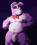  andromorph anthro billedraccoon72 bonnie_(fnaf) chubby_male five_nights_at_freddy&#039;s fnaf_vr_help_wanted hi_res intersex lagomorph leporid male mammal overweight rabbit scottgames slightly_chubby solo video_games 