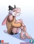  anthro cinnabunn_(jayrnski) clothed clothing feet female lagomorph leporid mammal nicnak044 paws pinup pose rabbit solo 