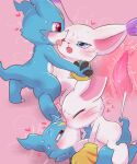  &lt;3 anthro badwingm bandai_namco blue_body blue_eyes blush bodily_fluids digimon digimon_(species) duo female female_on_top fur gatomon genitals hi_res internal kissing male male_on_bottom on_bottom on_top penetration penile penile_penetration penis penis_in_pussy pink_background pussy red_eyes sex simple_background sweat tapering_penis tongue tongue_out vaginal vaginal_penetration veemon white_body white_fur 