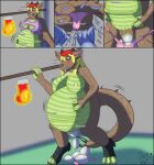  anthro banana-of-doom2000 belly belly_expansion big_belly big_breasts birth black_border blocked_birth blush border breast_expansion breasts butt camel_toe clothed clothing dragon egg english_text expansion eyewear fangs feet female fur genitals glasses growth hair hi_res horn hybrid hyper hyper_belly kangaroo legwear macropod mammal marsupial nipples nude open_mouth oviposition panties pink_clothing pink_panties pink_underwear pregnant pussy rapid_pregnancy simple_background solo stockings surprise text thick_tail thick_thighs toes torn_clothing underwear worried 