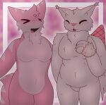  anthro blush cheek_tuft chubby_female duo eyes_closed facial_tuft felid feline female female/female fish fur gootraxian grifflnz hi_res inner_ear_fluff kaiju_paradise kawaii_shork_(kaiju_paradise) lynx mammal marine pink_body pink_fur pink_nose roblox shark slightly_chubby sprinklekit_(kaiju_paradise) sprinkles stripes tuft white_stripes x_eye 