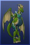  2022 absurd_res anthro armor bastiel blizzard_entertainment clothing dracthyr dragon female hi_res holding_butt pregnant scalie solo strained tabard video_games warcraft western_dragon 
