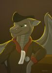  absurd_res anthro clothed clothing dragon hi_res kaiser male reiyoyote solo | 