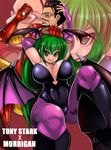  :p artist_request breasts capcom cleavage couple demon_girl food fruit glasses iron_man marvel marvel_vs._capcom marvel_vs._capcom_3 marvel_vs_capcom marvel_vs_capcom_3 mask mask_removed morrigan_aensland mr_chwadee strawberry succubus tongue tongue_out tony_stark unmasked vampire_(game) 