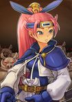  asuka_(fns) belt fuurai_no_shiren glove gloves pink_hair ponytail ribbon shiren_the_wanderer 