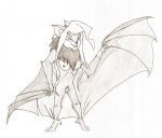  anthro bat_nose bat_wings breasts chiropteran eyegis-garr female mammal marina_brightwing membrane_(anatomy) membranous_wings monochrome neck_tuft nude shaded silverwing_(series) simple_shading sketch solo tuft wings 