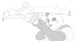  aiming bamboo bamboo_object bamboo_stick beastars black_and_white black_and_white_body black_and_white_fur black_body black_fur bow_(disambiguation) bow_ribbon bullet clawed_fingers claws clipped crossbow facial_scar fur giant_panda gouhin_(beastars) hand_holding hi_res humanoid male mammal monochrome muscular muscular_male ranged_weapon rope scar scar_over_eye scared simple_background solo ursid weapon white_background white_body white_fur xdzy111 