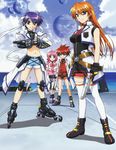  caro_ru_lushe erio_mondial jpeg_artifacts mahou_shoujo_lyrical_nanoha mahou_shoujo_lyrical_nanoha_strikers subaru_nakajima teana_lanster 