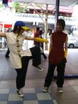  asian baseball_cap capcom cosplay fighter_stance fighting_stance hat kung_fu photo real street_fighter street_fighter_iii street_fighter_iii:_3rd_strike yang_lee yun_lee 