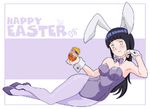  animal_ears artist_request black_hair bunny_ears bunny_girl bunny_suit bunnysuit hyuuga_hinata naruto pantyhose 