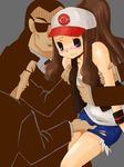  baseball_cap blue_eyes blush brown_hair fingering formal frown groping hat imminent_rape kaiji long_hair pixiv_thumbnail pokemon pokemon_(game) pokemon_black_and_white pokemon_bw resized scared shorts suit sunglasses sweat touko_(pokemon) vest white_(pokemon) worried yanagihara_tantoui you_gonna_get_raped 