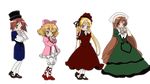  animated animated_gif dancing gif heterochromia hina_ichigo lowres lucky_star parody rozen_maiden shinku souseiseki suiseiseki 