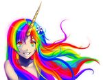  female girl rainbow rainbow_hair saten_ruiko to_aru_kagaku_no_railgun to_aru_majutsu_no_index unicorn 