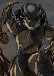  armor blood gore guro mask predator skull spine 