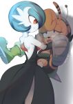  absurd_res against_surface against_wall anthro cheesoart duo fan_character female fucked_silly gardevoir generation_3_pokemon hi_res humanoid male male/female mega_evolution mega_gardevoir nintendo pokemon pokemon_(species) saffron_bee saikikku shiny_pokemon size_difference video_games 