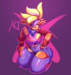  activision anthro areola areola_slip bandicoot big_breasts bottomwear breasts clothing crash_bandicoot_(series) denim denim_clothing female hi_res jdwalkrat jeans mammal marsupial nipples pants pirate_tawna solo thick_thighs tight_clothing torn_clothing video_games wide_hips 