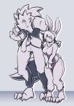  animal_humanoid anthro canid canid_humanoid canine canine_humanoid canis claws clothed clothing dress_shirt duo female fully_clothed hi_res humanoid interspecies lagomorph lagomorph_humanoid leporid leporid_humanoid looking_at_another looking_at_partner male male/female mammal mammal_humanoid necktie nrok predator/prey rabbit rabbit_humanoid rolled_up_sleeves romantic romantic_couple shirt size_difference slacks smile standing sweater topwear wolf wolf_humanoid 