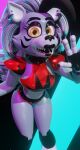  3d_(artwork) absurd_res animatronic anthro breasts canid canine canis clothed clothing digital_media_(artwork) female five_nights_at_freddy&#039;s five_nights_at_freddy&#039;s:_security_breach hi_res looking_at_viewer machine mammal momonokoko robot roxanne_wolf_(fnaf) scottgames solo video_games wolf 