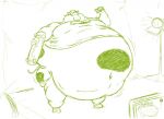  2018 anthro backwards_baseball_cap backwards_hat baseball_cap belly big_belly bottomwear bovid bovine candy cattle chocolate chocolate_bar clothing dessert dino.d.dice food green_screen gregg_(asdf) hat headgear headwear holding_food holding_object holding_skateboard hooves horn male mammal morbidly_obese morbidly_obese_anthro morbidly_obese_male navel obese obese_anthro obese_male open_mouth overweight overweight_anthro overweight_male pants puffed_cheeks raised_tail shirt sketch solo spotlight spots spotted_body standing tail_tuft topwear torn_clothing tuft 