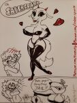  anthro bovid canid canine canis caprine comic disguise domestic_dog felid female foxpawmcfly goat group hi_res latex lion male mammal mary_magdalene pantherine rubber saberspark saberspark_(character) traditional_media_(artwork) trio 
