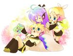  bag bow hair_bow head_set kagamine_len kagamine_rin kamui_gakupo vocaloid 