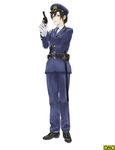  gloves gun handgun nightstick pistol police police_uniform policewoman revolver type43 uniform weapon white_gloves 