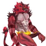  abs anthro balls barazoku biceps big_muscles body breasts canid canine digital_media_(artwork) erection felid feline fire flexing fur generation_7_pokemon genitals gunshow hair hi_res huge_muscles humanoid_genitalia humanoid_penis incineroar invalid_tag looking_at_viewer male male/male mammal muscular muscular_anthro muscular_male nintendo nipples nsfw nude pecs penis pokemon pokemon_(species) pornography puffer_puff red_body simple_background solo standing video_games 