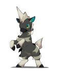  animal_focus blitzle commentary_request full_body green_eyes highres hooves no_humans oimo_kenpi pokemon pokemon_(creature) simple_background solo standing white_background 