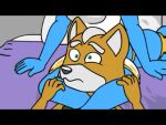  anthro bedroom canid canine couple_toying digital_media_(artwork) duo fanmade female fox fox_mccloud krystal low_res male mammal nintendo screencap star_fox theirongauntlet thick_thighs trapped video_games youtube 