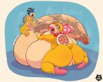  anthro balls big_balls big_breasts big_butt big_penis breasts butt duo female genitals hi_res hyper koopaling male mario_bros nintendo penis thewilldpink video_games 