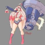  female giant_hammer gijinkafied gyaru hi_res human levidos levidosarts mammal nintendo pokemon solo tinkaton video_games 