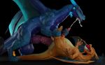  2018 3_toes 3d_(artwork) all_fours anal animal_genitalia animal_penis anus aquafreeze ass_up backsack balls barefoot big_(disambiguation) big_balls big_dom_small_sub blue_scales butt charizard claws crystal cum cum_splatter digital_media_(artwork) domination dragon duo eyes_closed feral forced genital_slit happy horn huge_balls huge_penetration hyper hyper_balls hyper_penis inflation knot large_penetration larger_feral larger_male long_neck male male/male membranous multicolored_penis muscular muscular_male nature naughty_face nintendo nude orange_scales orgasm penetration penis penis_size_difference pink_penis pink_tongue pok&eacute;mon pok&eacute;mon_(species) precum rape rape_face reptile res ribbed_penis ridged_penis ridiculous_fit scales scalie sex shard side_view size_difference size_play slightly_chubby slit small_(disambiguation) smaller smaller_male smile snout spiked_penis spikes spread_legs spreading submissive teeth thick_thighs toes tongue two_tone_penis unusual vein veiny_penis video_games western_dragon wings yellow_eyes 