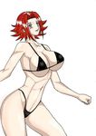  bikini blue_eyes breasts code_geass kallen_stadtfeld red_hair red_head supernova_(artist) swimsuit 