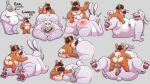 16:9 2022 anal anthro belly big_belly big_butt butt canid canine canis charles_(the_human_heart) domestic_dog duo earl_(the_human_heart) english_text hi_res lagomorph leonthelionel leporid male male/male mammal mature_male moobs nipples oral overweight overweight_male rabbit rimming sex size_difference small_dom_big_sub spank_marks spanking text the_human_heart_(game) widescreen 