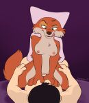  anthro bodily_fluids breasts canid canine cowgirl_position cum cum_in_pussy cum_inside disney duo female fox from_front_position fur genital_fluids hand_on_chest human licking licking_lips licking_own_lips maid_marian male male/female mammal on_bottom on_top orange_body orange_fur orlandofox penetration robin_hood_(disney) self_lick sex tongue tongue_out vaginal vaginal_penetration 