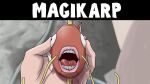  ambiguous_gender black_eyes duo ergomancy feral generation_1_pokemon hi_res human lips magikarp mammal nintendo pink_lips pokemon pokemon_(species) red_body size_difference solo_focus teeth tongue uvula video_games 