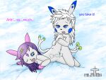  blue_cheeks blue_eyes bodily_fluids clitoris cum cum_in_pussy cum_inside duo electricity female fur genital_fluids genitals hair hi_res lagomorph male male/female mammal navel open_mouth penetration penis pink_ears purple_hair pussy sex shivaa_snow silavos silavos_snow text vaginal vaginal_penetration watermark white_body white_fur xray_view 