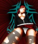  doxinge doxinge_(artist) legwear original panties stockings symbol thighhighs torn_clothes underwear upskirt zipper 