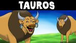  16:9 ambiguous_gender black_eyes brown_body duo ear_piercing ear_ring ergomancy feral generation_1_pokemon hi_res horn nintendo open_mouth piercing pokemon pokemon_(species) ring_piercing smile tauros teeth the_laughing_cow tongue video_games widescreen 