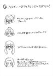  1girl 3boys anger_vein angry bags_under_eyes cigarette constricted_pupils ear_piercing expressionless eyebrow_cut highres inkling inkling_boy inkling_girl iwamushi long_hair monochrome multiple_boys octoling octoling_boy piercing pointy_ears salmon_run_(splatoon) short_hair simple_background smoking splatoon_(series) splatoon_3 teardrop tears tentacle_hair translated white_background wide-eyed 