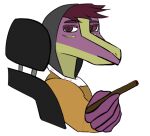  &iquest;quieres? anthro clothed clothing dinosaur drugs goodbye_volcano_high hair hoodie looking_at_viewer male marijuana meme multicolored_body offering_to_viewer pupils purple_body purple_eyes purple_hair reptile ryan_(gvh) scalie simple_background slit_pupils snoot_game_(fan_game) solo topwear two_tone_body unknown_artist video_games white_background 