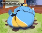  absurd_res anthro anus anus_focus back_hair bandit_heeler big_breasts big_butt black_body black_fur black_nose blue_body blue_fur bluey_(series) body_hair breasts butt butt_focus butt_hair carpet cheeky cheeky_smile dialogue double_chin flabby flabby_arms flabby_butt flabby_legs fur hairy_back hi_res huge_breasts huge_butt huge_thighs imminent_fart inside looking_at_viewer love_handles male nude obese obese_anthro obese_male overweight overweight_anthro overweight_male presenting presenting_hindquarters puckered_anus raised_leg raised_tail sitting sitting_on_ground smile smug smug_expression smug_eyes smug_face smug_grin solo speech_bubble spread_anus spread_butt spreading text thick_thighs thirstydraws warning whiskers yellow_body yellow_fur 