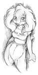  anthro bottomless breasts canid canine canis clothed clothing conditional_dnp domestic_dog female fur hair jay_naylor mammal pussy shirt solo trixie_(jay_naylor) 